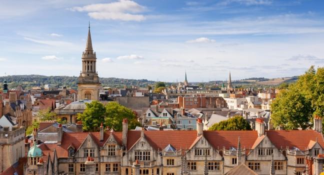 Cityscape of Oxford. England, Europe; 