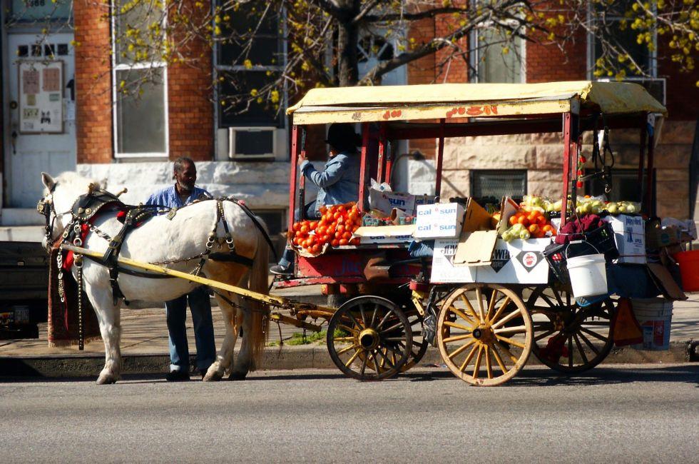 Produce Cart in West Baltimore