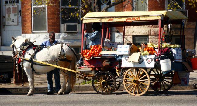 Produce Cart in West Baltimore