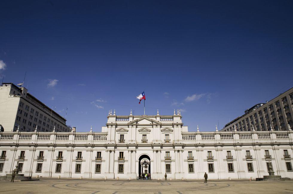 La Moneda (The Treasury), Santiago, Chile.; 