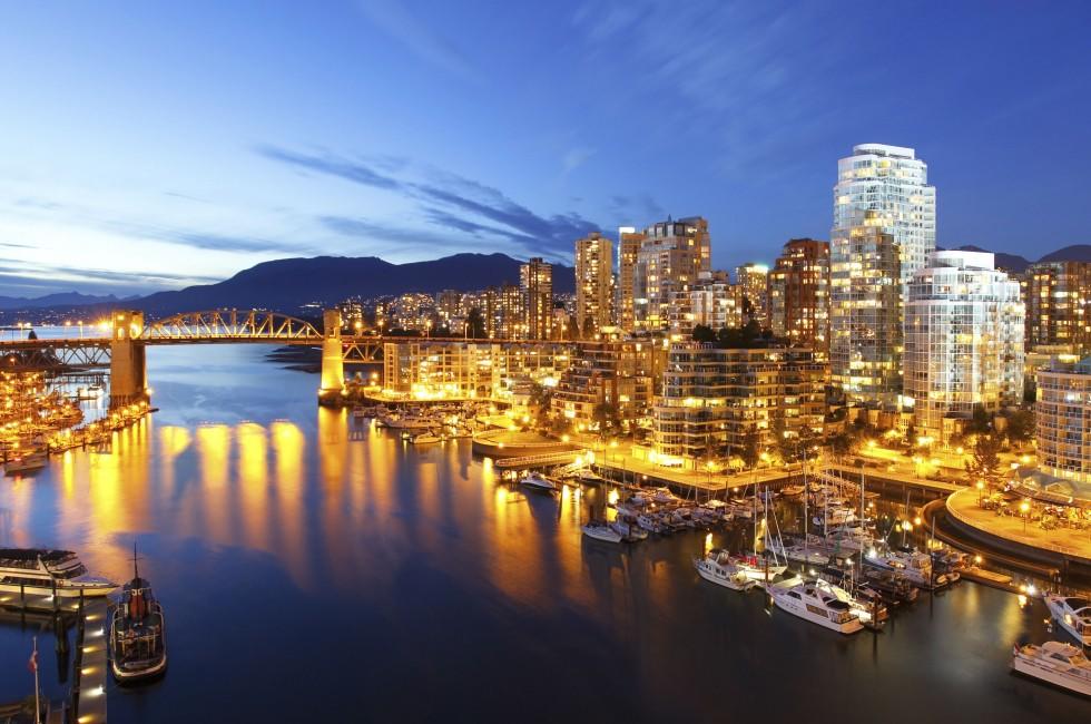 The city of Vancouver in Canada; 