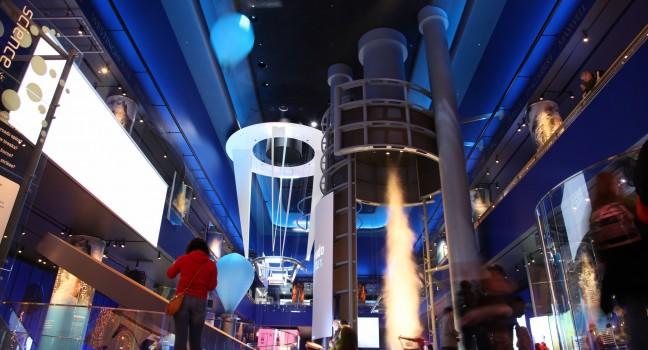 Chicago, Illinois -Museum of Science and Industry. Image of it new interactive exhibits.
