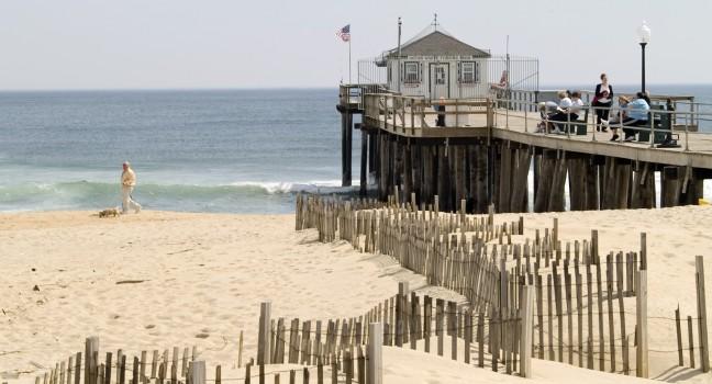 The Fishing pier in historic Ocean Grove New Jersey.