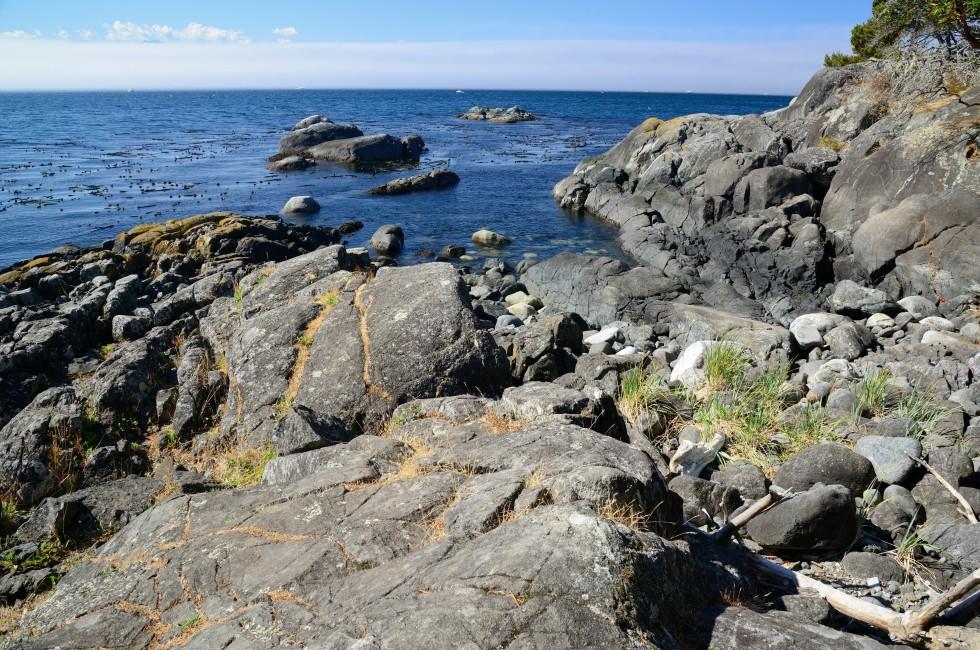 rocky seashore in East Sooke regional park, Vancouver Island, British Columbia, Canada; Shutterstock ID 214898230; Project/Title: Fodor's Top 100; Downloader: Fodor's Travel