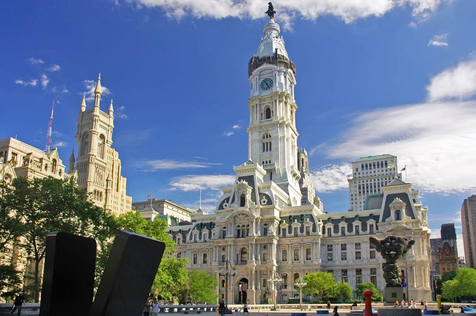 Historic City Hall in Philly, PA.