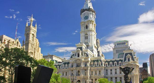 Historic City Hall in Philly, PA.
