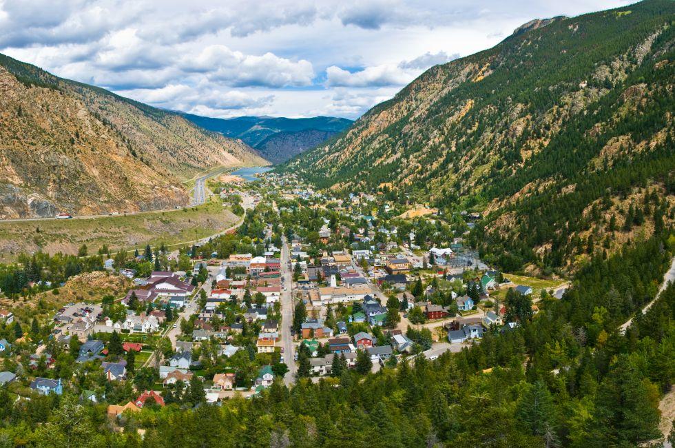 Georgetown - nestled in the Rocky Mountains of Colorado: location of the historic Steam Engine ride and railway.
