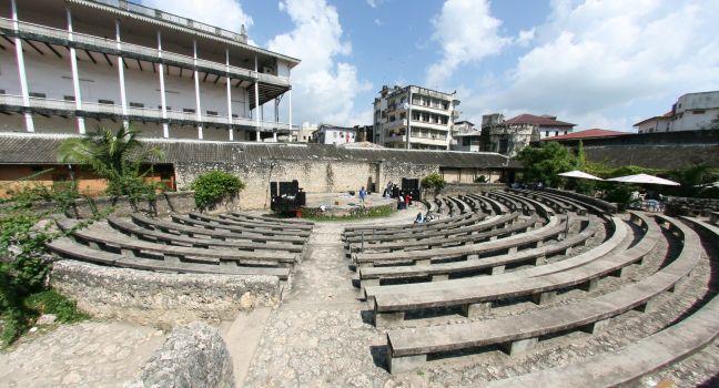 Theatre at Stone Town, a world heritage site in Zanzibar, Tanzania