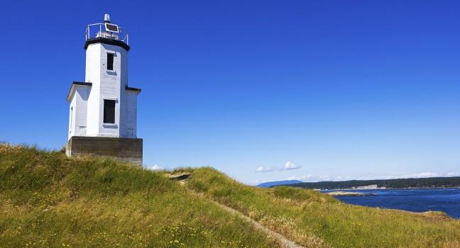 Lighthouse. San Juan islands in Washington state.