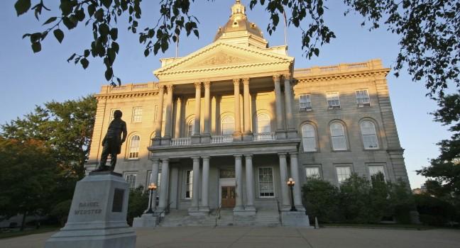 The Statehouse in Concord NH.