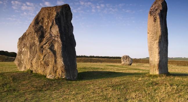 Avebury Stones in Wiltshire England