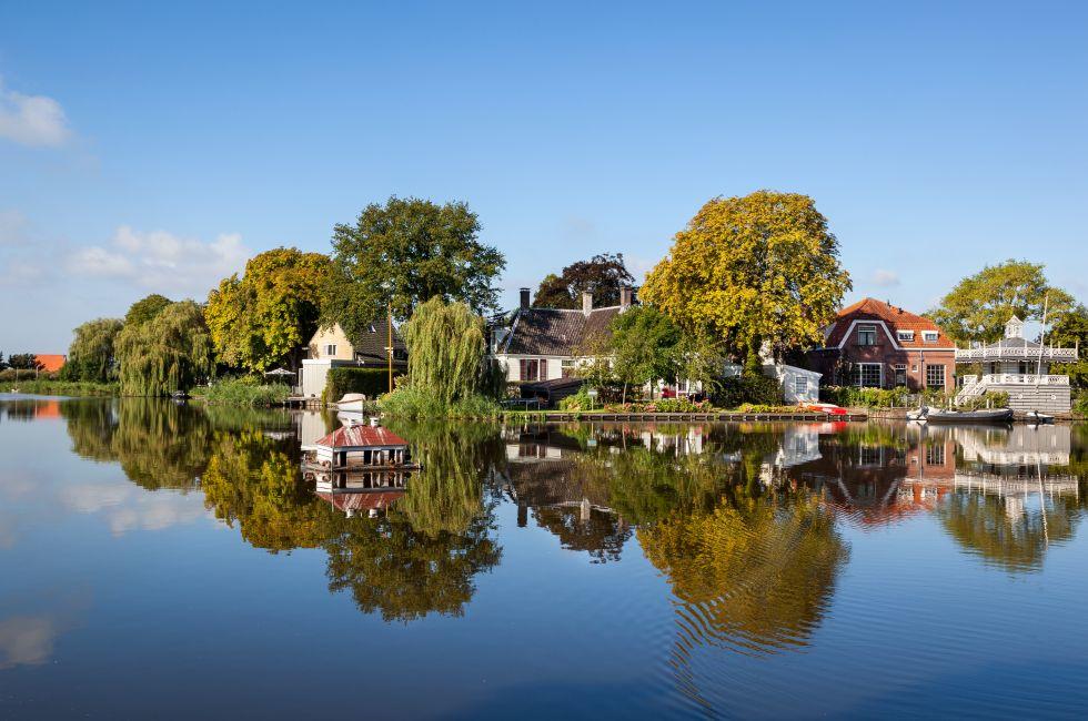 Broek In waterland is picturesque village in the outskirts of Amsterdam, Holland.