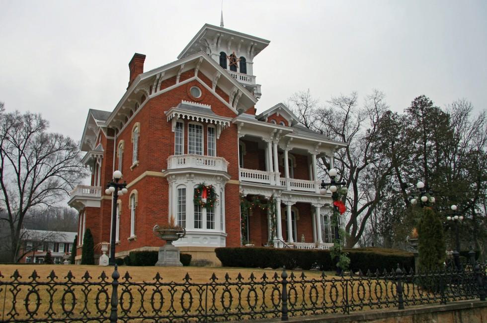 Restored Civil War Era Mansion in Galena, Illinois.