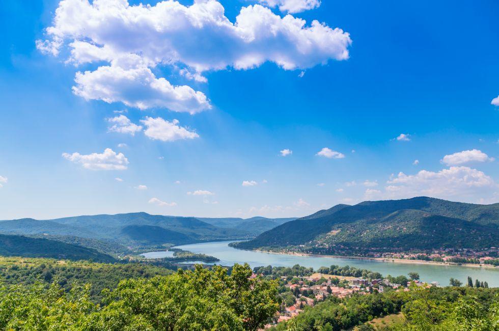 Visegrad Hungary, Danube river Bend.