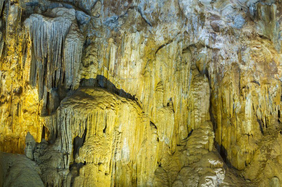 Limestone formations in the Son Doong cave, Vietnam