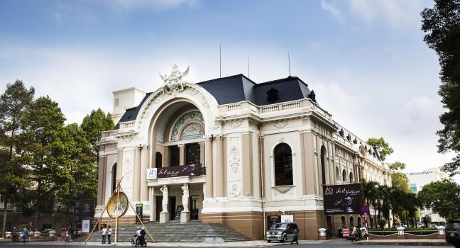HO CHI MINH CITY, VIETNAM-MARCH 14 : Saigon Opera House or Municipal Theatre on March 14, 2013 in Ho Chi Minh City Vietnam. Built in 1897 by French architect Ferret Eugene.; Shutterstock ID 146370167; Project/Title: Photo Database Top 200